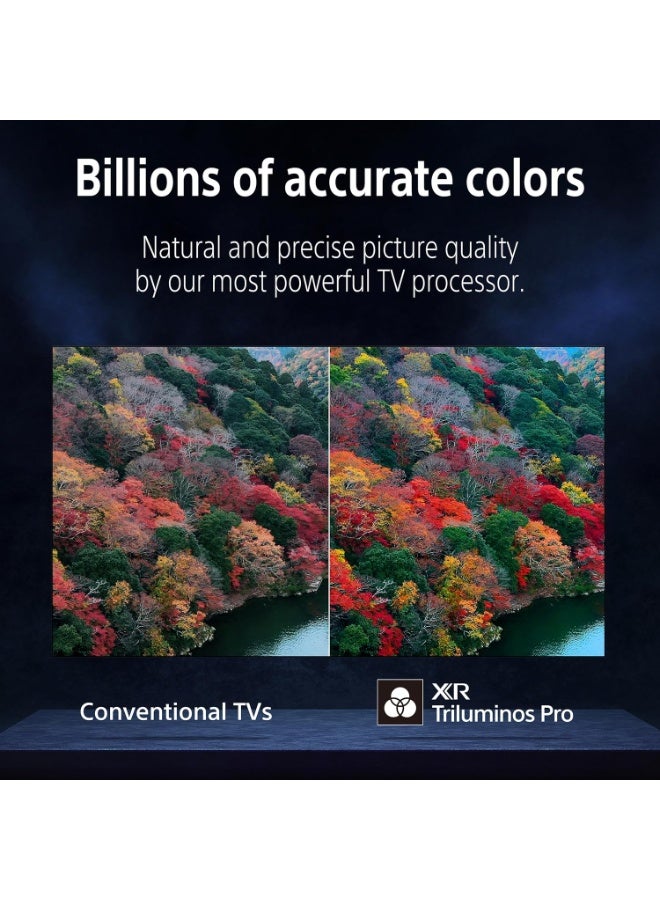 55 Inch BRAVIA 8 OLED 4K HDR Google TV (2024 Model) with XR Triluminos Pro, Dolby Vision & Atmos, IMAX Enhanced, XR OLED Motion, HDMI 2.1, Acoustic Surface Audio+, Chromecast, AirPlay – Smart TV K-55XR80 Black