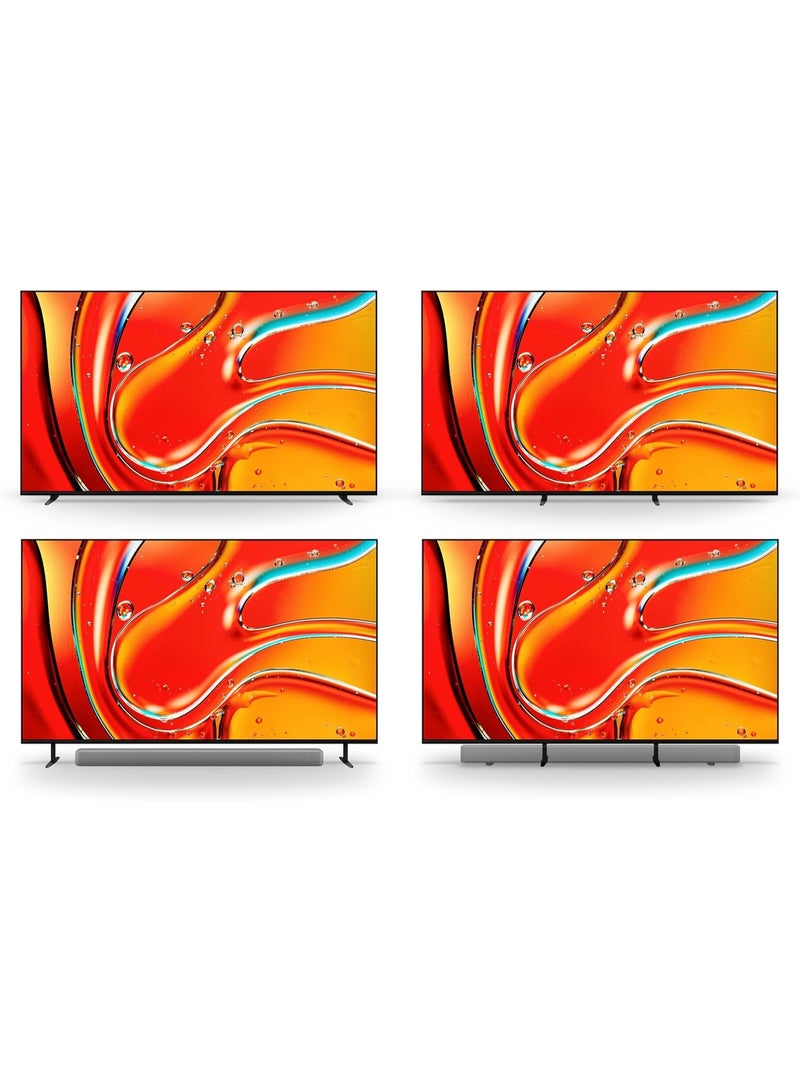 Sony 55 Inch BRAVIA 7 Mini LED QLED 4K HDR Google TV (2024 Model) with XR Backlight Master Drive, Dolby Vision & Atmos, IMAX Enhanced, Voice Zoom 3, HDMI 2.1, AirPlay & Chromecast – XR Motion Clarity, Smart TV K-55XR70 Black  - Image 4