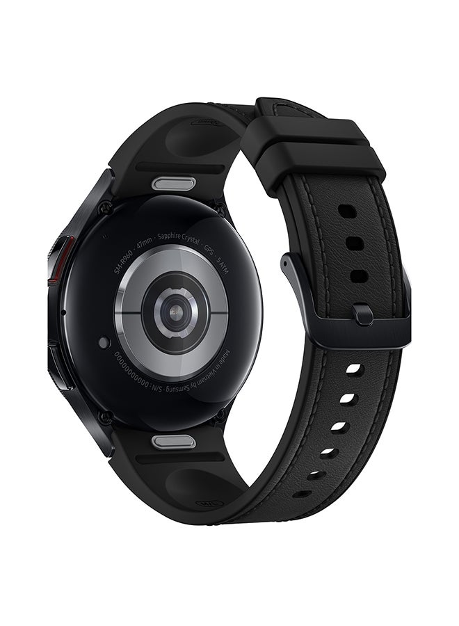 Samsung Renewed - Galaxy Watch 6 Classic 47 Mm GPS Smartwatch Graphite/Black - Image 5