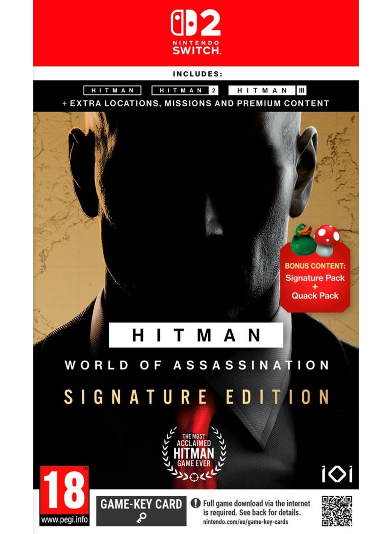 IOI Hitman World of Assassination Signature Edition Switch 2 ( Game Key Card) - Nintendo Switch  - Image 1