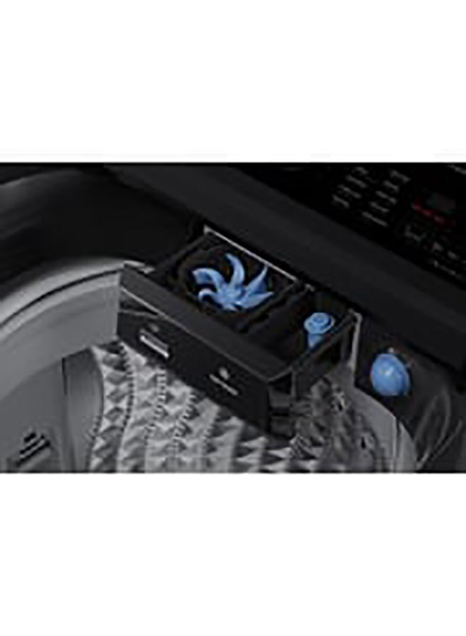 سامسونج 10 Kg  Top Load Washing Machine with 700 Rpm and Durable Design - WA80F10S5BGU Black  - Image 3