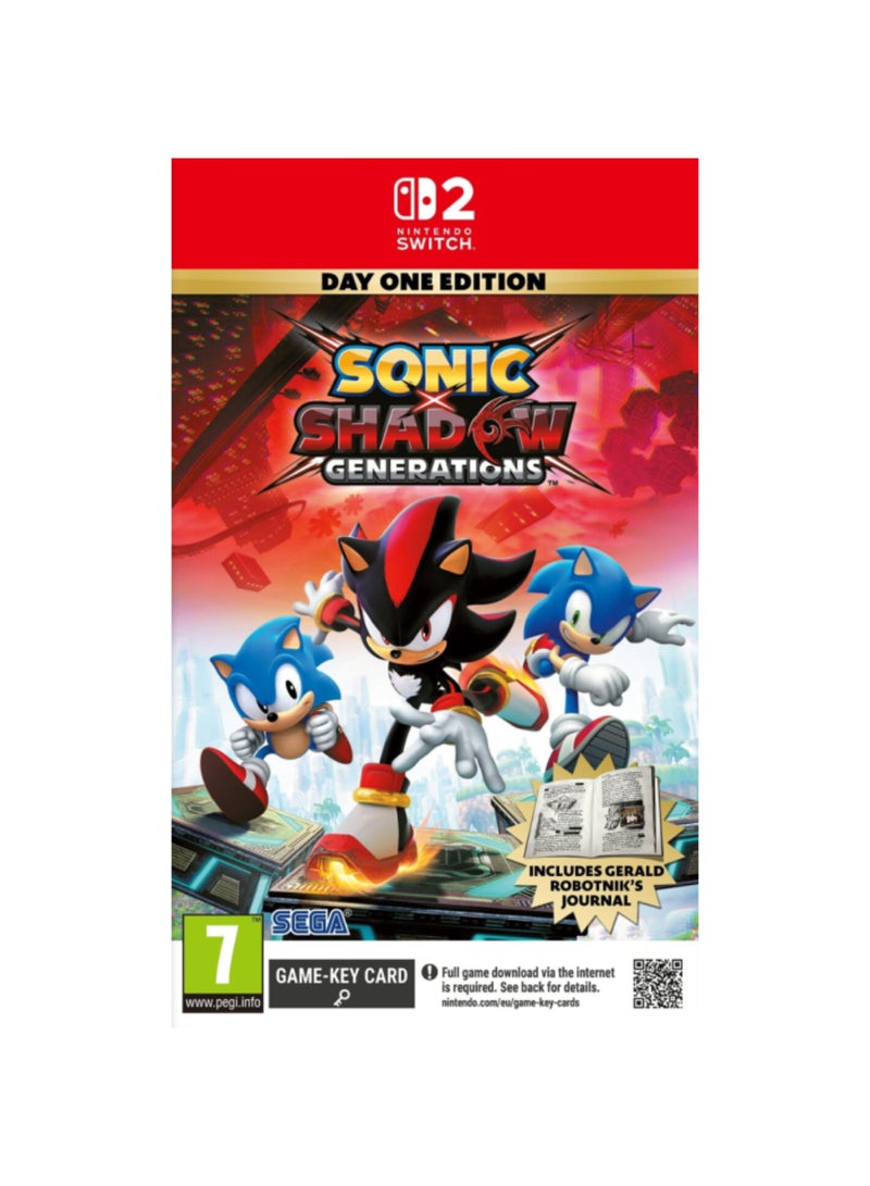 Sega - Sonic x Shadow Generations Switch 2 ( Game Key Card ) - Nintendo Switch - Image 1