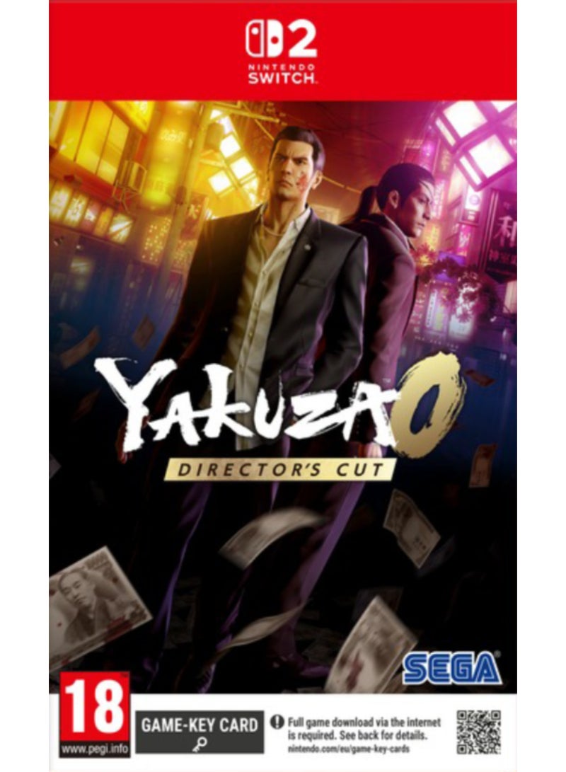 سيغا Yakuza Zero Director’s Cut Switch 2 ( Game Key Card) - Nintendo Switch 