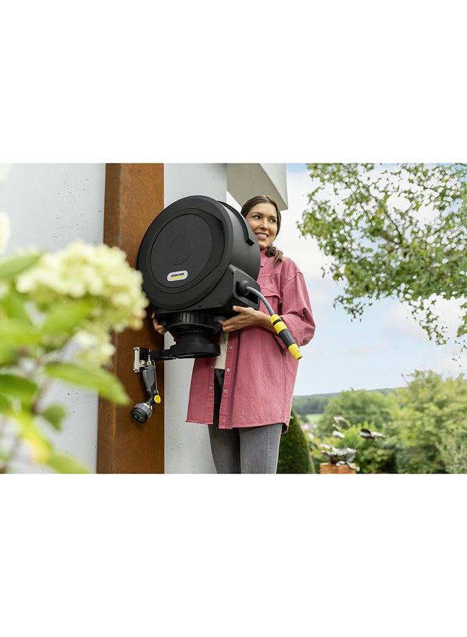 كارشر صندوق خرطوم تلقائي HBX 5.35، خرطوم 35 م، خرطوم توصيل: 1.5 م، استرجاع خرطوم تلقائي، مريح ومرن، أسود - Image 4