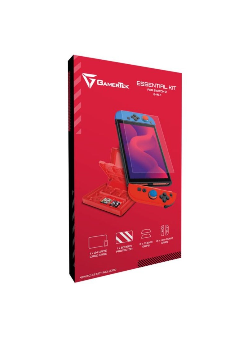 Gamertek Essential Kit For Nintendo Switch 2 Kit - 6 in 1  - Image 1