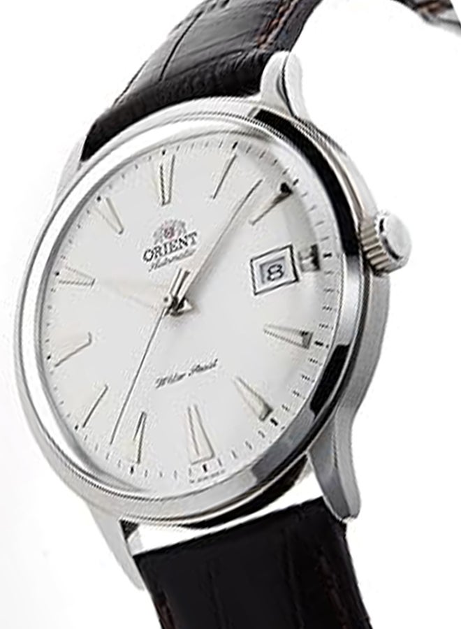 أورينت ساعة ميكانيكية كلاسيكية للرجال SAC00005W0-B، قرص أبيض، 40.5 مم، مقاومة للماء حتى 100 متر - Image 2