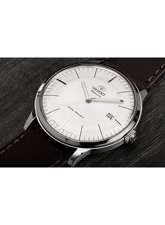 أورينت ساعة ميكانيكية كلاسيكية للرجال SAC0000EW0-B، قرص أبيض، 41 مم، مقاومة للماء حتى 30 متر - Image 2