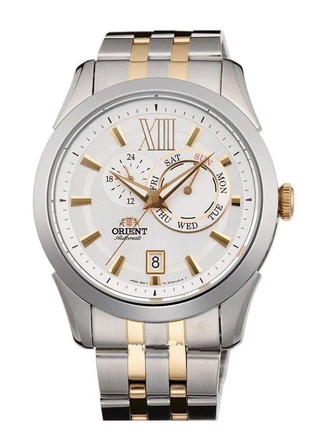 أورينت ساعة يد ميكانيكية كلاسيكية أنالوج بقرص دائري من الفولاذ المقاوم للصدأ 42 مم - Image 1