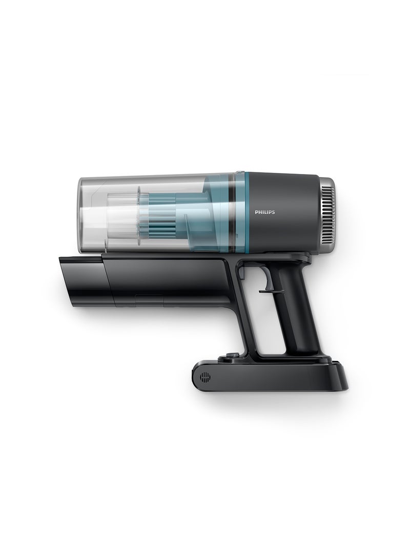 Philips Cordless Vacuum 3000 Series - Up to 60 mins Runtime, LED Nozzle, Handheld Vacuum, PowerCyclone 8, Digital Motor, Misty dawn 200 W XC3031/61 Black - Image 5