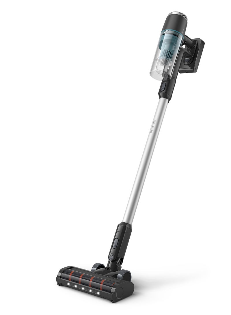Philips Cordless Vacuum 3000 Series - Up to 60 mins Runtime, LED Nozzle, Handheld Vacuum, PowerCyclone 8, Digital Motor, Misty dawn 200 W XC3031/61 Black - Image 2