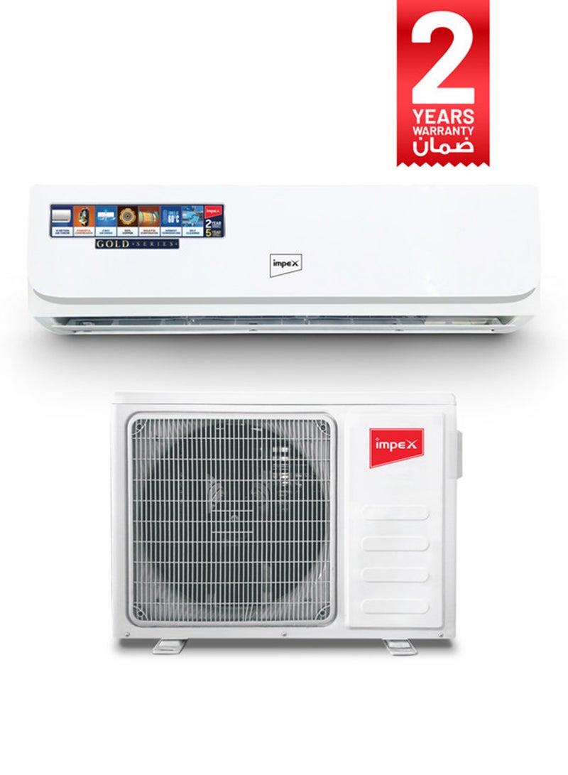 Impex 2 Ton Split Heating & Cooling Air Conditioner | 21000 BTU | 4D Air Flow | Turbo Cooling | 100% Copper Pipe | Hidden Display | R410A | T3 Compressor | Auto Restart | IM24S3MHSA IM24S3MHSA White - Image 1