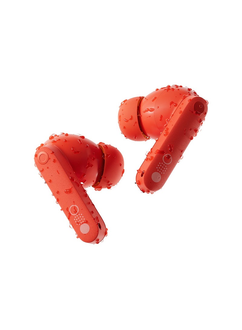 cmf by NOTHING - Nothing CMF Buds In-Ear Earbuds, Noise Cancellation, 460 mAh  IP54 and connection to two devices orange - Image 1
