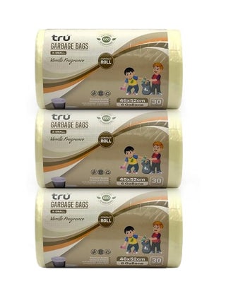 Vanilla Scented Garbage Bags Compact Roll 46x52cm - Pack of 3 beige - pnsku/N70184195V/45/_/1749557737/b599f6a1-d607-4ca8-a83a-99304bf21da9