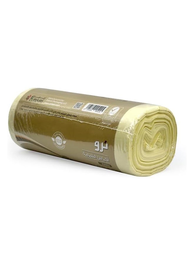 Tru Vanilla Scented Garbage Bags Roll 60x90cm 30Gallon 20pc beige  - Image 4