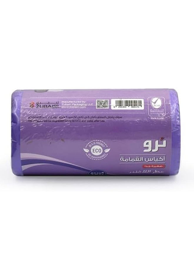 Tru Lavender Scented Garbage Bags Compact Roll 46x52cm - Pack of 3 purple  - Image 4