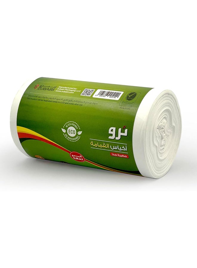 Tru Garbage Bags Compact Roll White 54x60cm - Pack of 3 white  - Image 4