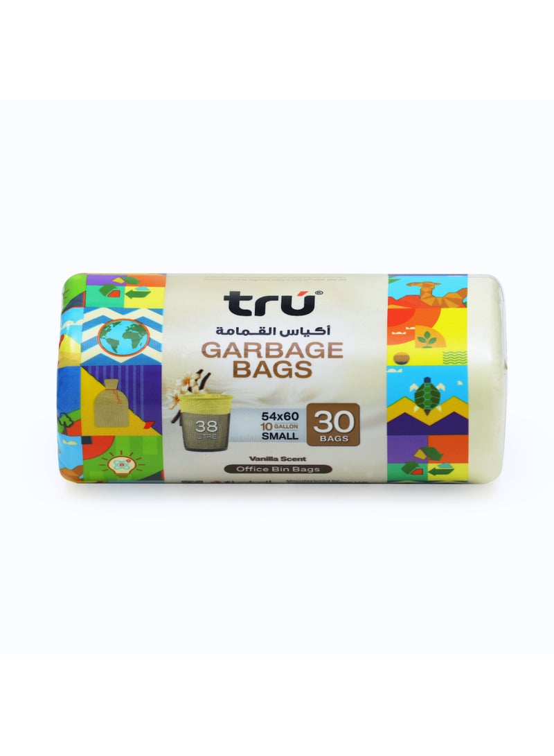 Tru Vanilla Scented Garbage Bags Compact Roll 54x60cm - Pack of 3 beige  - Image 2