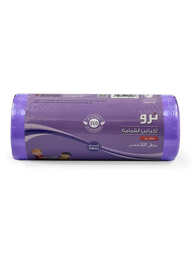 Tru Lavender Scented Garbage Bags Roll 60x90cm 30Gallon 20pc purple  - Image 3