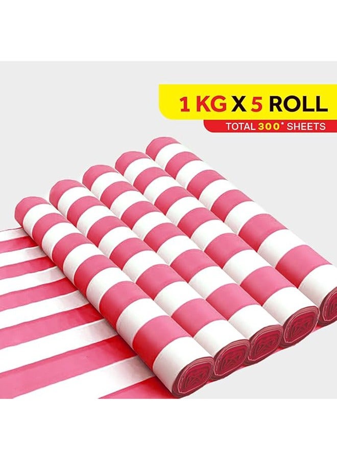 Tru Sufra Roll, Perforated Table Sheet, 5 Rolls, 100x100 cm x 5 Rolls Stripped  - Image 3