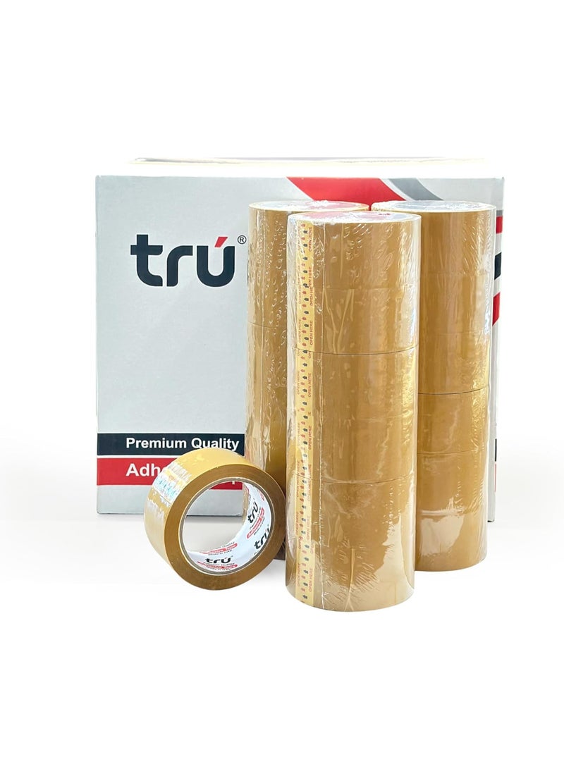 Tru Brown Tape 48mm - 90 yards - 50 Mic - 36 pc brown  - Image 1