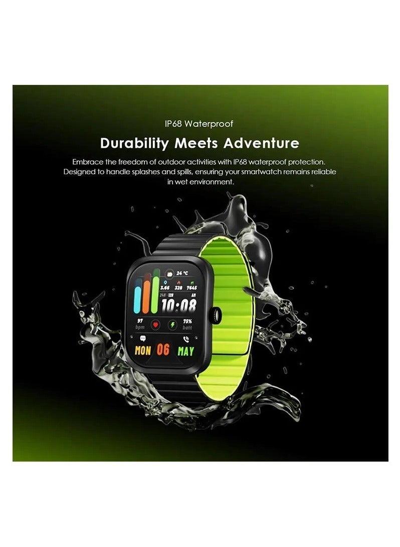 oraimo Watch Nova N 2.04''AMOLED 2.5D Smart Watch Green