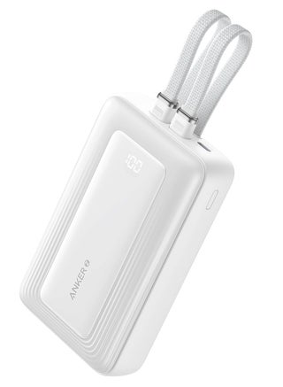 20000 mAh Zolo Power Bank, Built-in Type-C and Lightning Cable, 30W Fast Charge, MFI Certified, Compact and Portable, Compatible with iPhone 11/12/13/14/15 and Samsung Series and Android - White - pnsku/N70184258V/45/_/1749621036/2aecb0ca-2dbc-4986-8b28-ee8fa70b115d