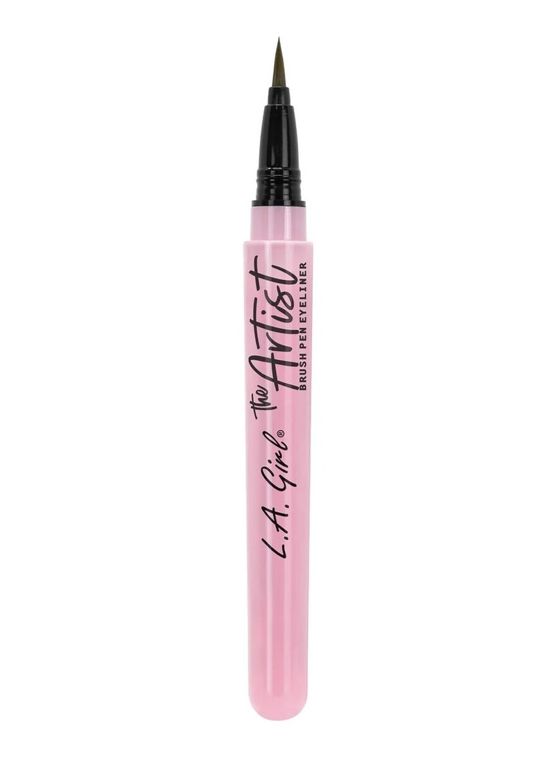 لا جيرل The Artist Brush Pen Eyeliner Inky Black  - Image 2