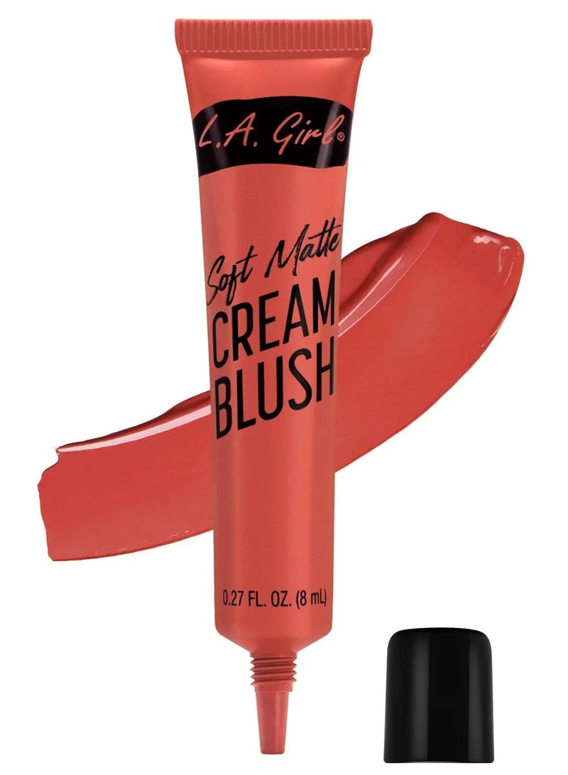LA Girl Soft Matte Cream Blush - GBL445 Hot Shot - Image 1