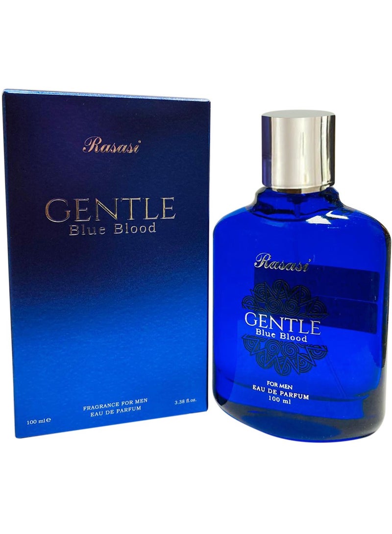 Rasasi Gentle Blue Blood Men Eau De Parfum 100 ml 100ml  - Image 1
