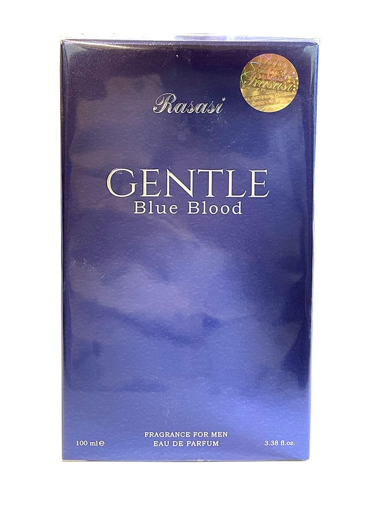 Rasasi Gentle Blue Blood Men Eau De Parfum 100 ml 100ml  - Image 2