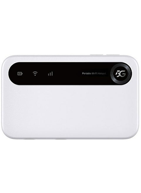 ZTE U50, 5G Portable WiFi Hotspot with SIM Slot Unlocked, Lowcost 5G Modem Router for 32 Home/Business Devices, 5G&4G+, AX1800 WiFi 6, up to 32 Devices White