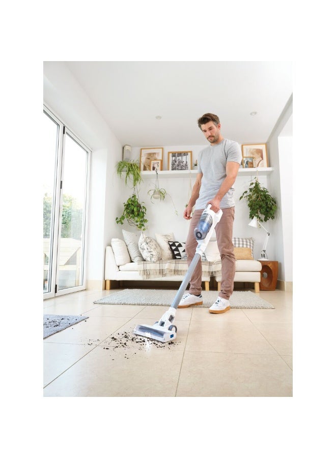 BLACK+DECKER POWERSERIES+ 16V MAX Cordless Stick Vacuum with LED Floor Lights, Lightweight, Multi-Surface, White BHFEA420J-GB 220 W BHFEA420J-GB Dark Titanium