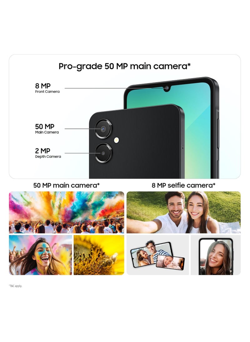 Samsung Galaxy A06 5G Unlocked (4GB RAM, 128GB) – 50MP Dual Camera | IP54 | International Version | Expandable Storage | Works Worldwide - Image 5