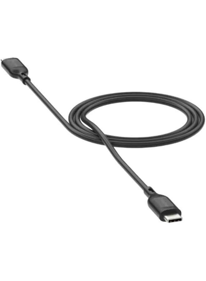 ZAGG Mophie Essentials USB-C to USB-C Cable (1M) – Fast Charging, Durable & Tangle-Free, High-Speed Data Transfer Black  - Image 2