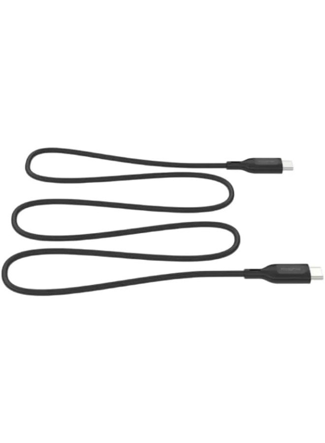 ZAGG Mophie Essentials USB-C to USB-C Cable (1M) – Fast Charging, Durable & Tangle-Free, High-Speed Data Transfer Black  - Image 4