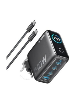 Anker Charger 140W 4-Port PD 3.1 with USB-C Cable Dark Gray - pnsku/N70184549V/45/_/1749650016/fe3d8441-d8b5-47f3-8e06-0abfbc527d1d