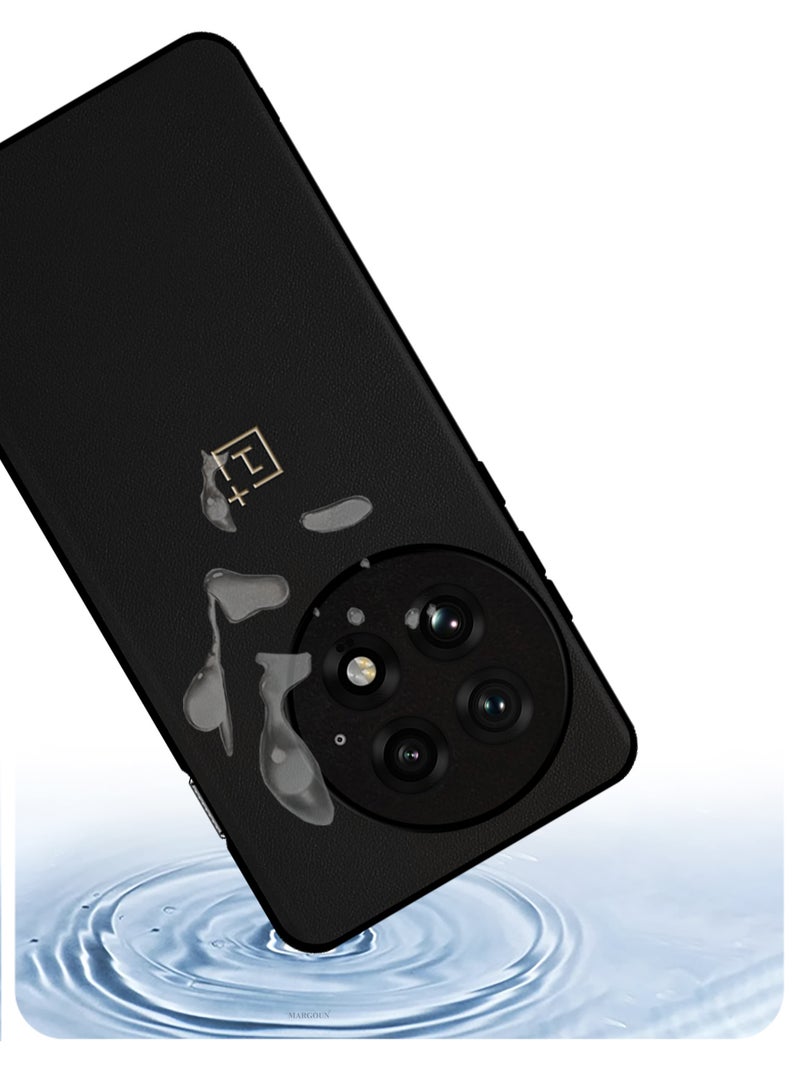 MARGOUN 2Packs Case Cover for OnePlus 13 Premium Leather, Elegant Protection, Quad-Camera Precision Cutout with 3D Shockproof Screen Protector - Black Black-2  - Image 4