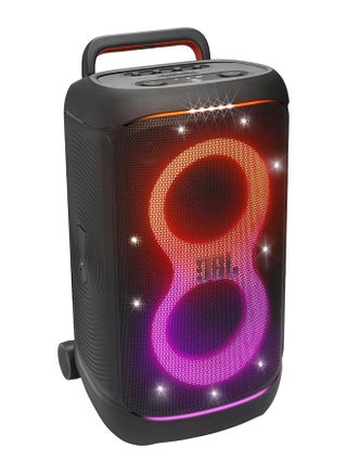 PartyBox 520 Portable Bluetooth Party Speaker with AI Sound Boost, 400W Powerful Sound, Dynamic Light Show, 15H Playtime, Mic & Guitar Inputs, IPX4 Splashproof, Telescopic Handle & Wheels – Black JBLPARTYBOX520EU Black - pnsku/N70184603V/45/_/1750048974/dee00978-2351-49ae-a803-965b00310510