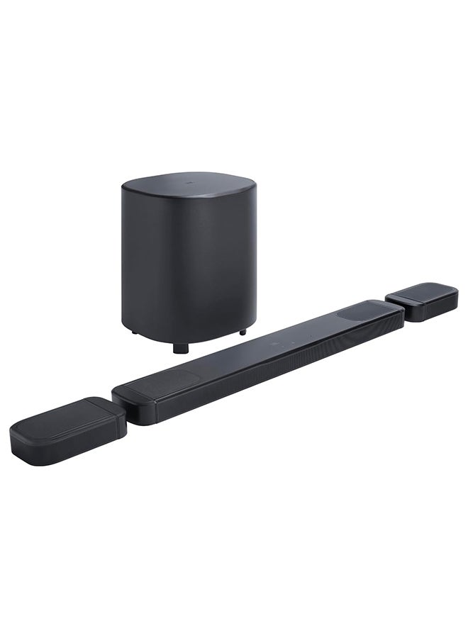 JBL BAR 1000MK2 7.1.4 Channel Soundbar with Dolby Atmos, DTS:X, Detachable Wireless Surround Speakers, 960W Output, 10" Subwoofer, HDMI eARC, and Wi-Fi JBLBAR1000M2 Black  - Image 1