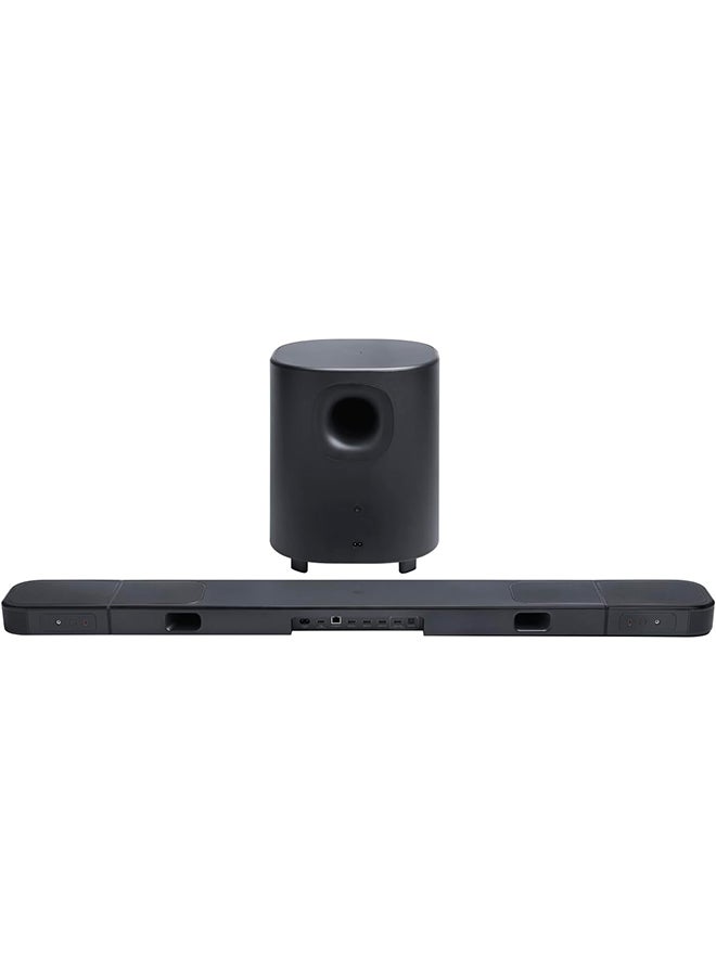 JBL BAR 1000MK2 7.1.4 Channel Soundbar with Dolby Atmos, DTS:X, Detachable Wireless Surround Speakers, 960W Output, 10" Subwoofer, HDMI eARC, and Wi-Fi JBLBAR1000M2 Black  - Image 3