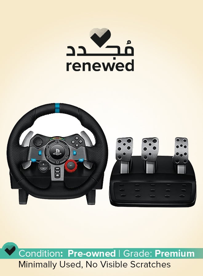 لوجيتيك Renewed - G29 Driving Force Racing Wheel and Floor Pedalsfor PS5, PS4,PS3 And PC - Image 1