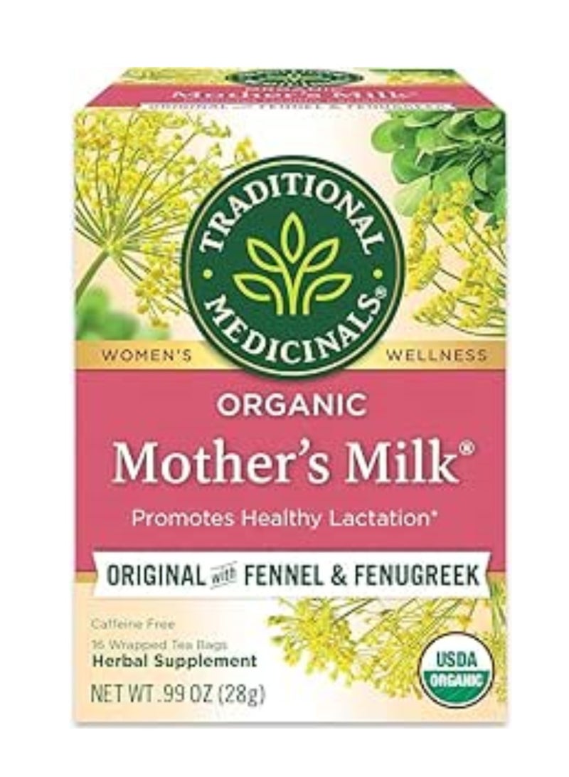 Traditional Medicinals Traditional Medicinals Mothers Milk 16 Tea 