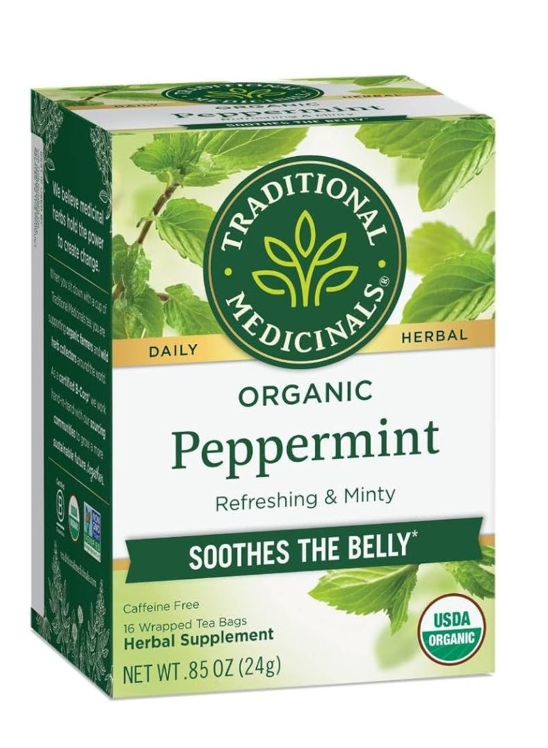 Traditional Medicinals Traditional medicinals Peppermint 16 Tea 