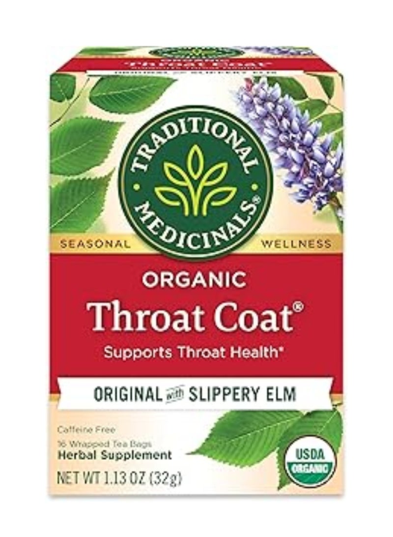 Traditional Medicinals Traditional Medicinals Throat Coat 16 Tea 