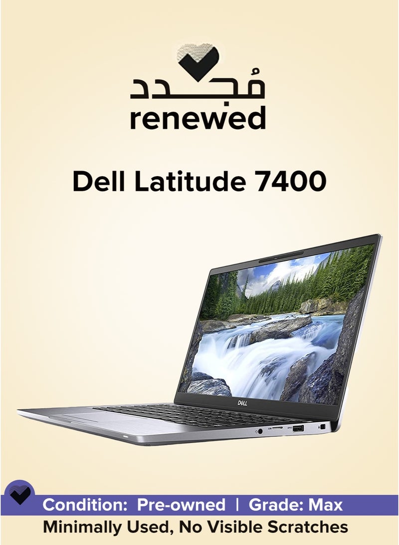 ديل مجدد - لابتوب لاتيتيود 7400 بشاشة FHD مقاس 14 بوصة، مع معالج كور i5-8365U/رباعي النواة/الجيل الثامن/ذاكرة RAM سعة 16GB/قرص SSD سعة 256GB/رسومات إنتل UHD/ويندوز 11 برو - Image 1