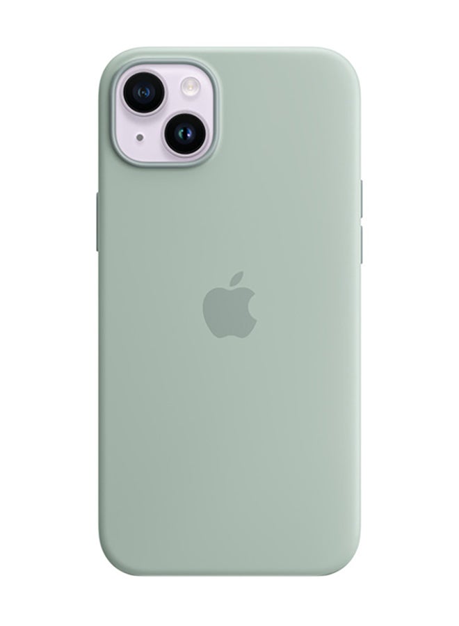 Apple Certified Pre Owned - iPhone 14 Plus Silicone Case With MagSafe Succulent  - Image 3