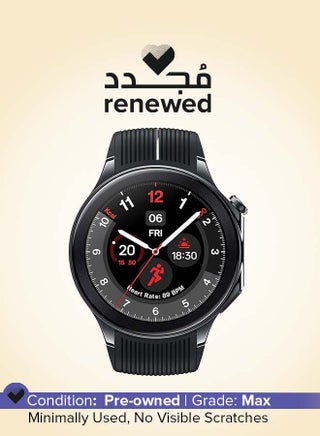 Renewed - Watch 2 Google WearOS Screen Size 1.43 Black Steel - pnsku/N70184717V/45/_/1749729208/ad63ee09-4cb3-46d0-90cb-d3eeb516679c