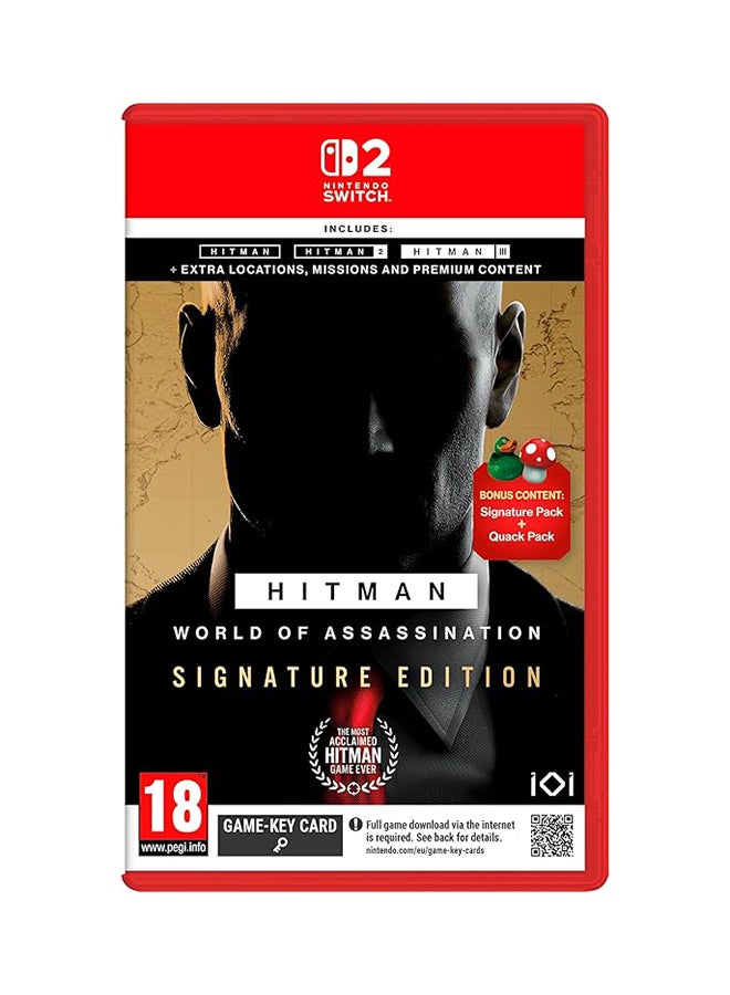 Nintendo Hitman World of Assassination Signature Edition (International Version) Switch 2 - Nintendo Switch 