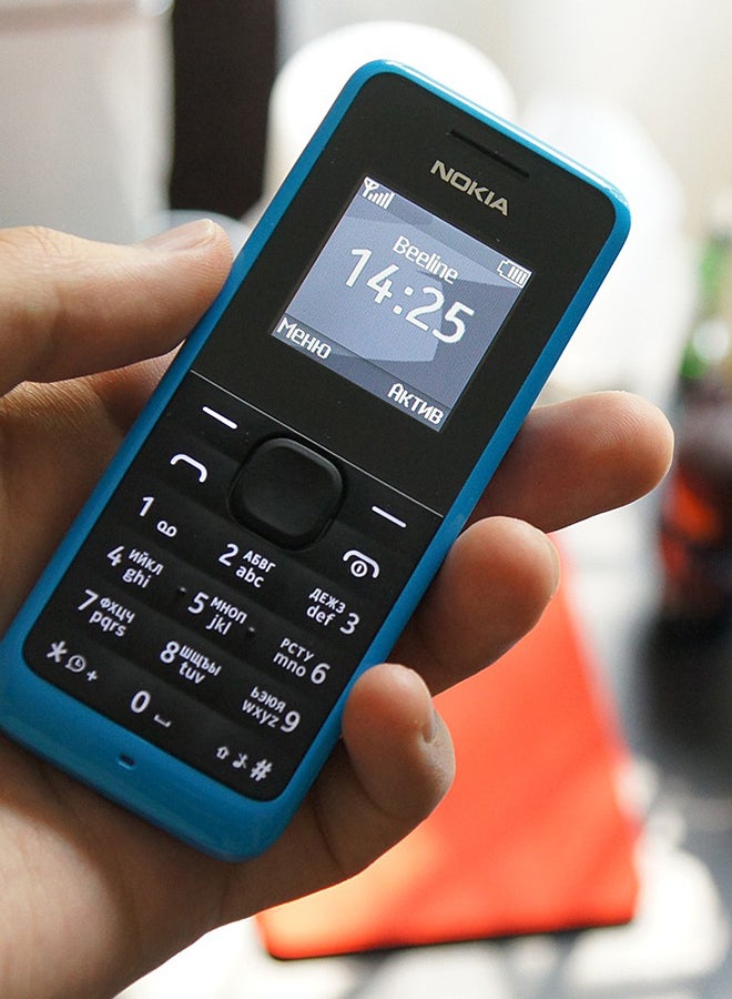 NOKIA Renewed - 105 Classic Single SIM Blue  - International Version  - Image 3