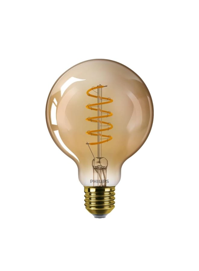 Philips Philips Filament LED Bulb 4W Equivalent 25W, Warm G93 E27 GOLD SP D SRT4  - Image 1